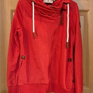 Red Wanakome full zip sweatshirt